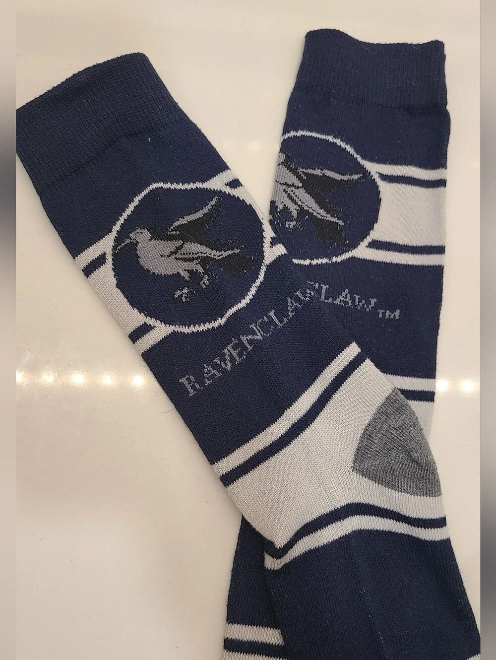 Ravenclaw House Crest Navy Crew Socks